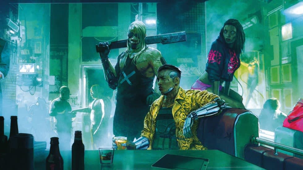 Bild från Cyberpunk 2077.